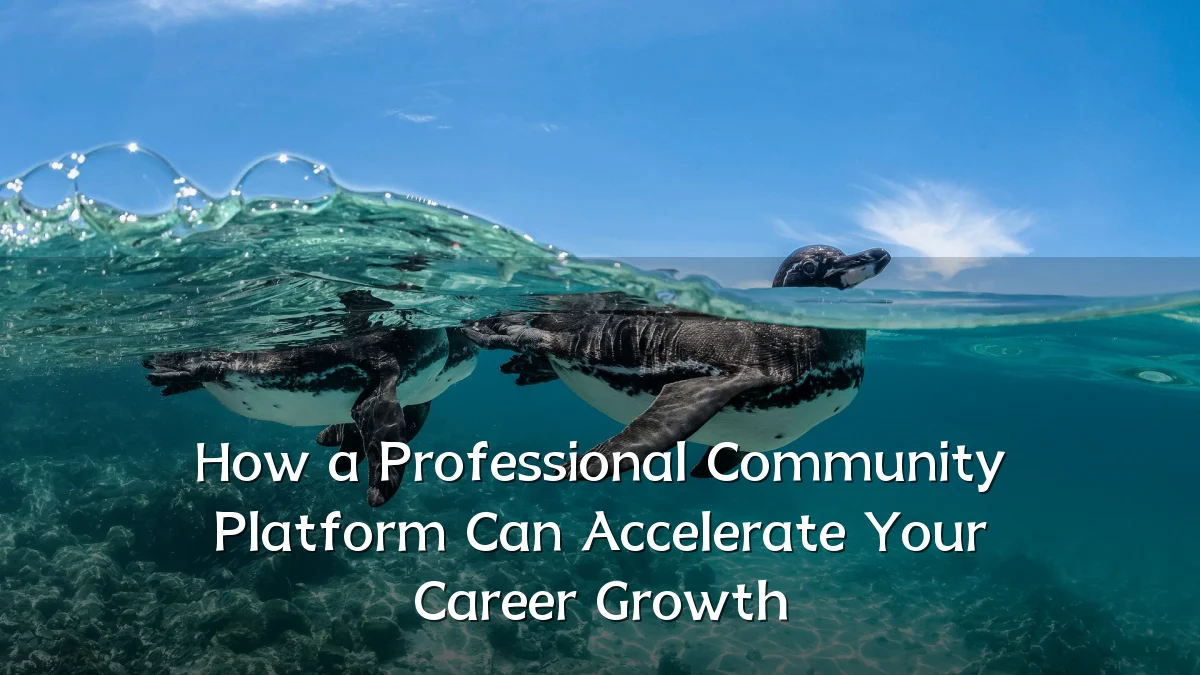 How a Professional Community Platform Can Accelerate Your Career Growth