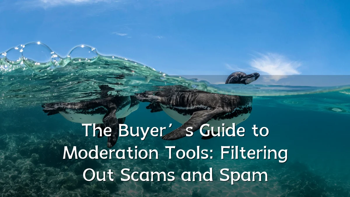 The Buyer’s Guide to Moderation Tools: Filtering Out Scams and Spam