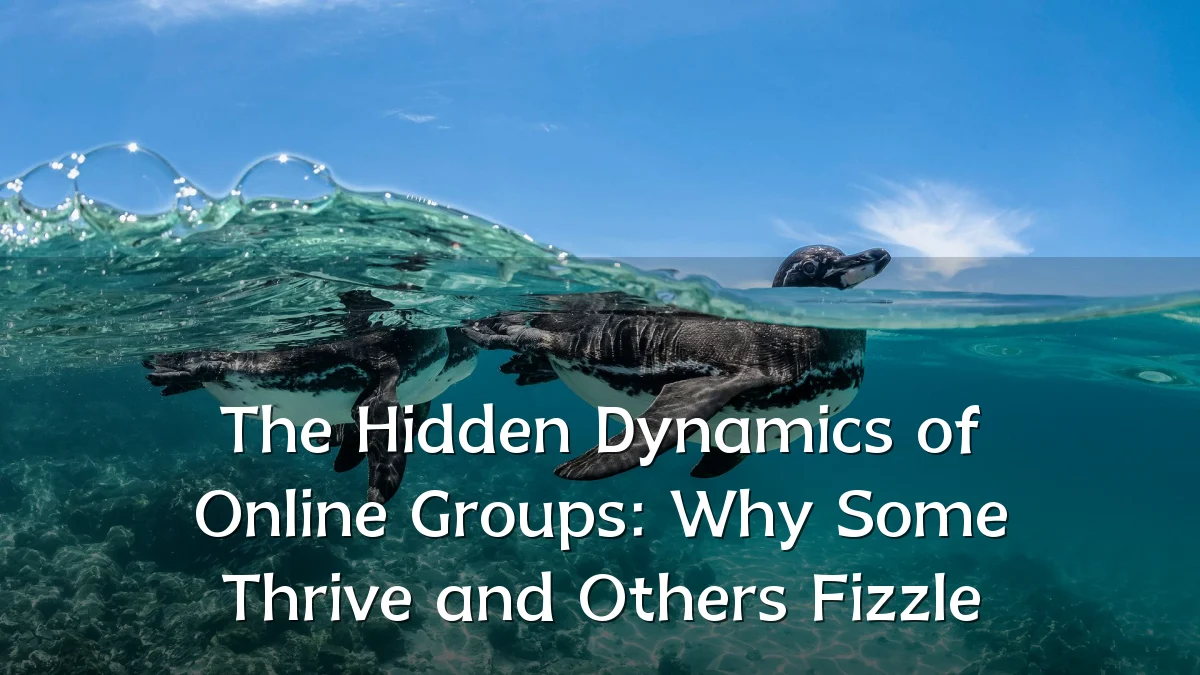 The Hidden Dynamics of Online Groups: Why Some Thrive and Others Fizzle