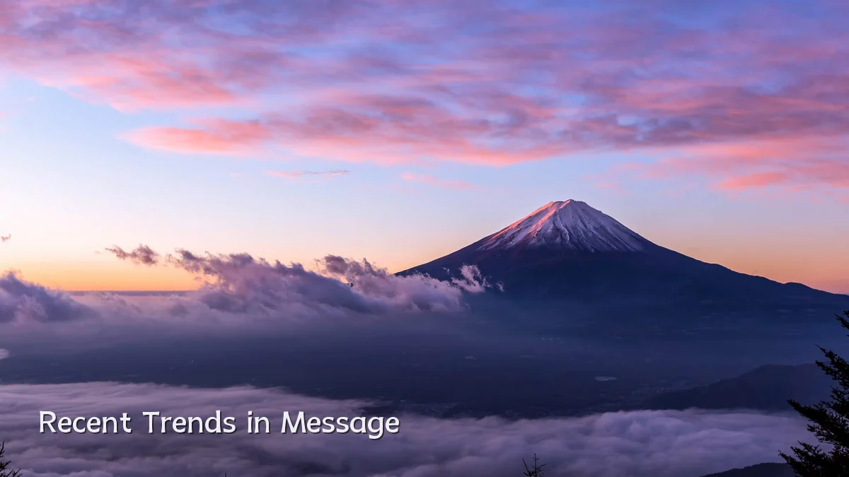 Recent Trends in Message